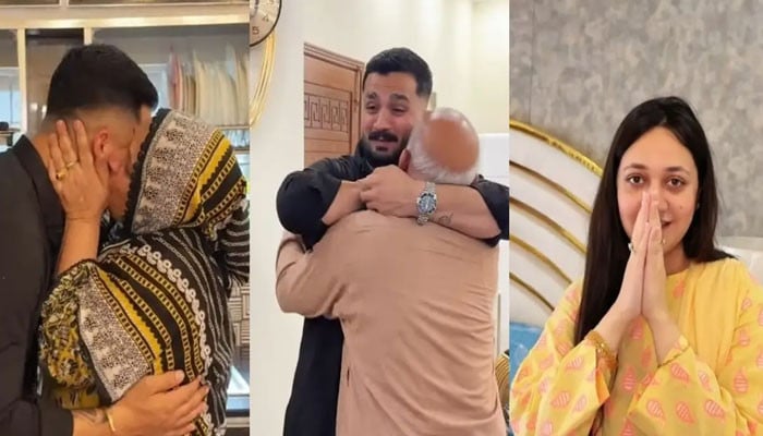 رجب بٹ وطن واپس آگئے، گھر والے جذباتی ہوگئے