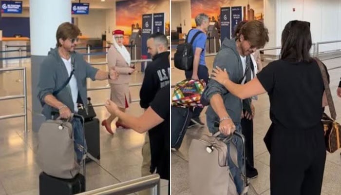 شاہ رخ خان نیویارک پہنچ گئے، میٹ گالا ڈیبیو سے پہلے مداحوں سے ملاقات