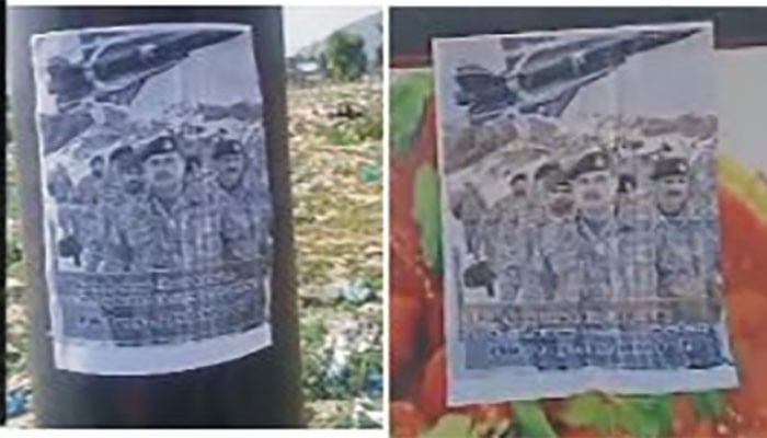 مقبوضہ کشمیر: آپریشن بنیان مرصوص سے بھارت کو منہ توڑ جواب دینے کے پوسٹرز آویزاں