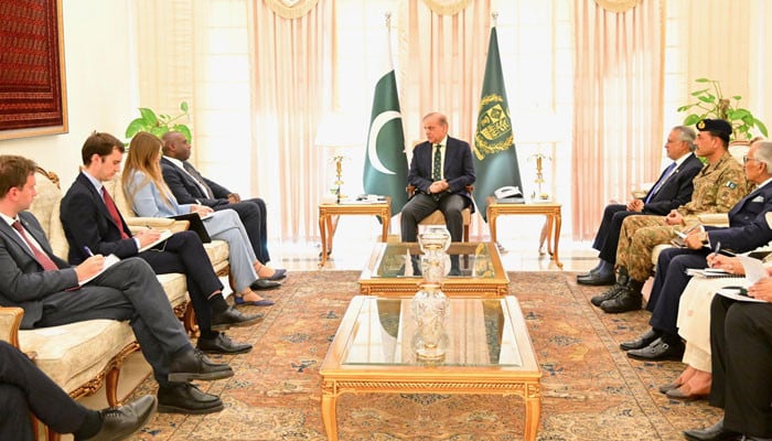 وزیرِ اعظم شہباز شریف سے برطانوی وزیرِ خارجہ کی ملاقات