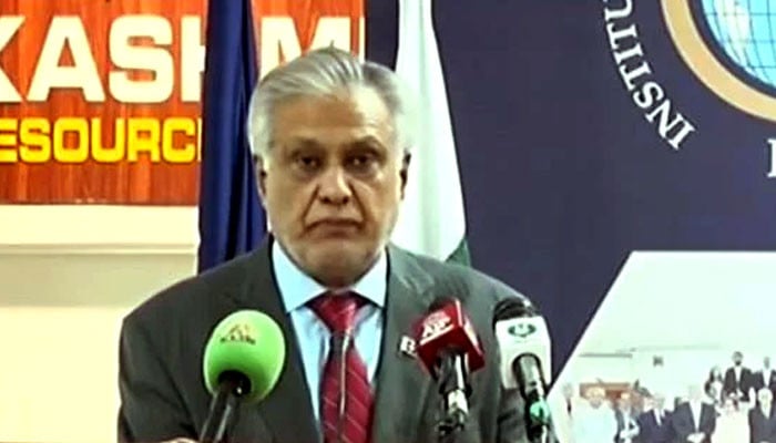 بھارت آبی دہشت گردی سے 24 کروڑ پاکستانیوں کو یرغمال بنانا چاہتا ہے، نائب وزیراعظم اسحاق ڈار