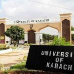 جامعہ کراچی میں 36 انچ کی پانی کی پائپ لائن پھٹ گئی
